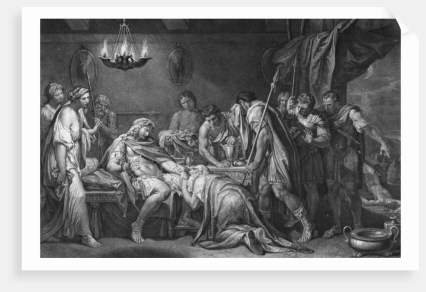 Priam redeems the dead body of Hector, Domenico Cunego, 1764 by Gavin Hamilton