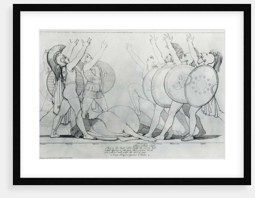 The Seven Against Thebes, 1795 by John Flaxman