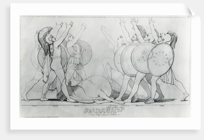 The Seven Against Thebes, 1795 by John Flaxman