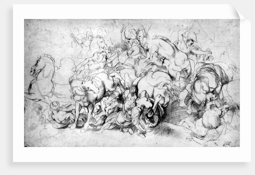 The Battle between the Greeks and the Amazons, c.1602-04 by Peter Paul Rubens