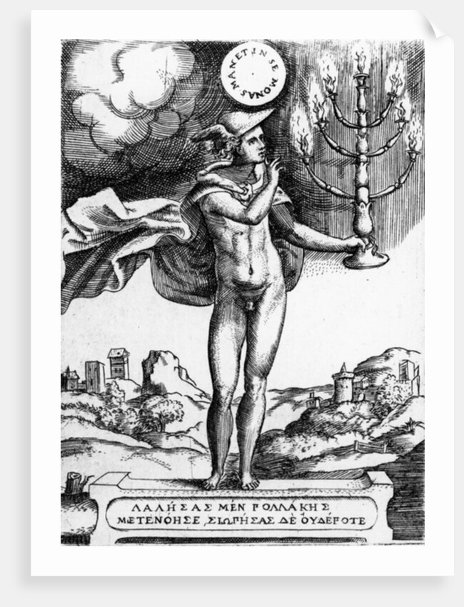 Hermes, 1555 by Giulio Bonasone