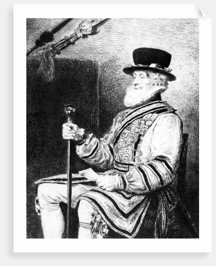 The Yeoman of the Guard by John Everett Millais