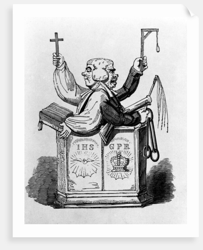 The Clerical Magistrate, 1819 by George Cruikshank