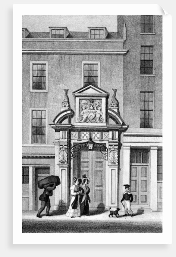 Fishmonger's Hall, Thames Street by Thomas Hosmer (after) Shepherd