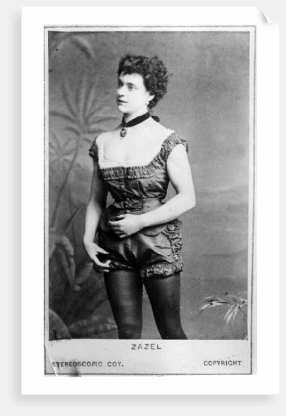 Zazel, c.1877 by English Photographer