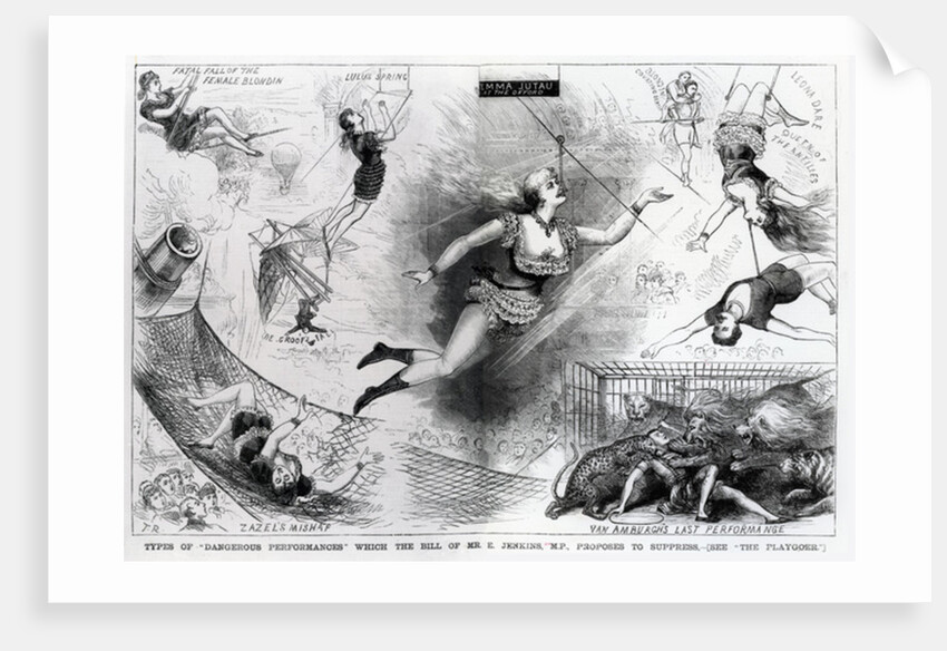 Types of 'Dangerous Performances' which the bill of Mr E. Jenkins, M.P. proposes to suppress by English School