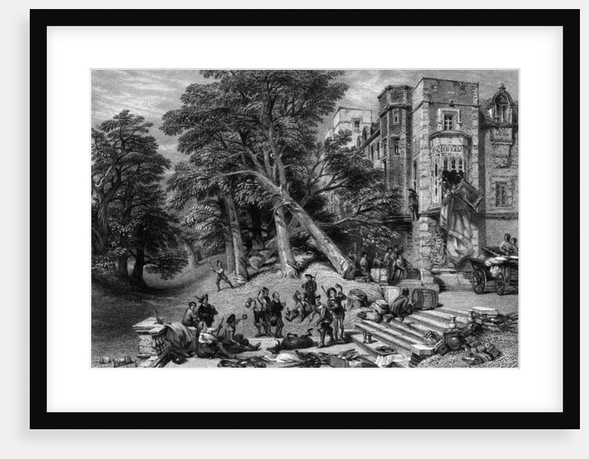 Destruction of the Property of Royalists by George (after) Cattermole