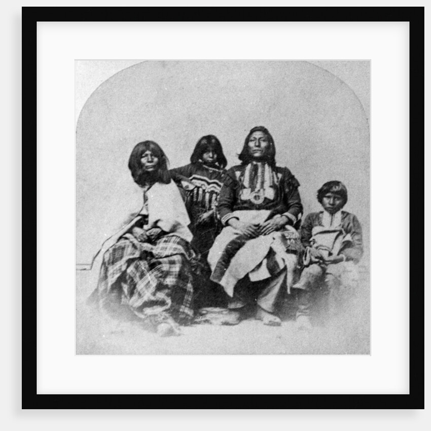 Ute Family, c.1870-75 by Charles Roscoe Savage