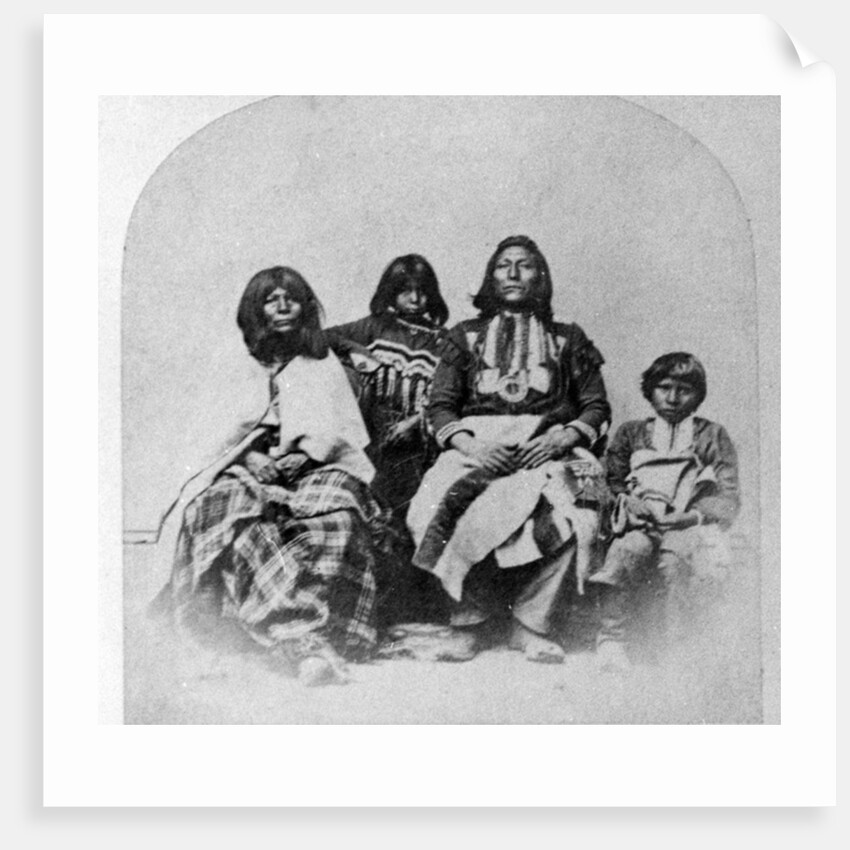 Ute Family, c.1870-75 by Charles Roscoe Savage