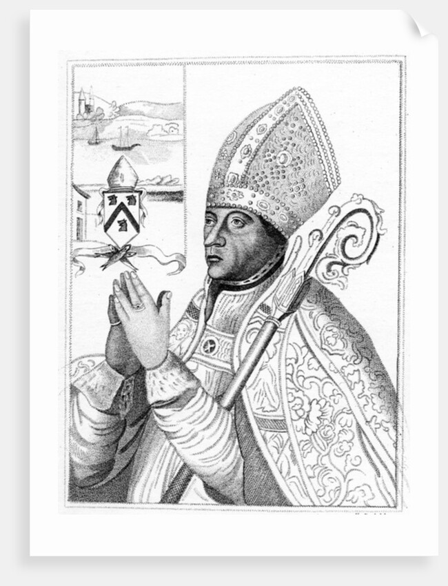 William Elphinstone, Bishop of Aberdeen, print made c.1790s by (after) Scottish School