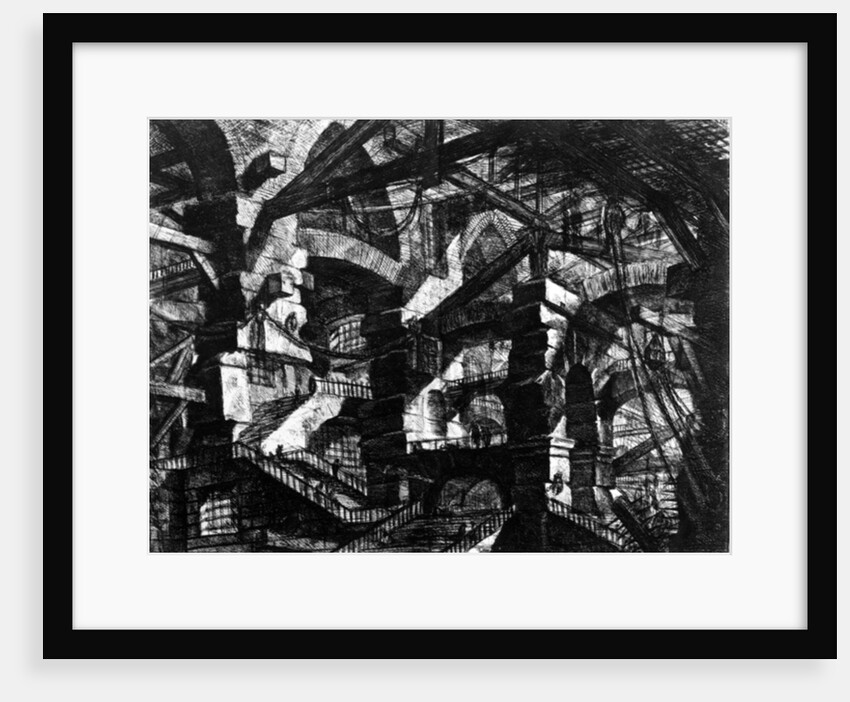 Plate from the 'Carceri d'invenzione' series, 1761 by Giovanni Battista Piranesi