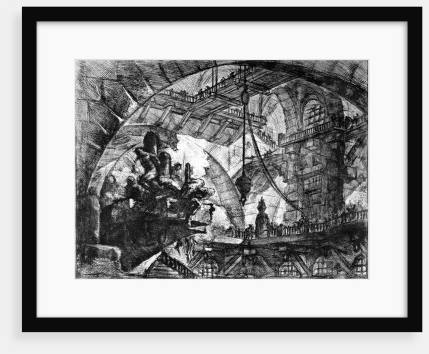Plate from the 'Carceri d'invenzione' series, 1761 by Giovanni Battista Piranesi