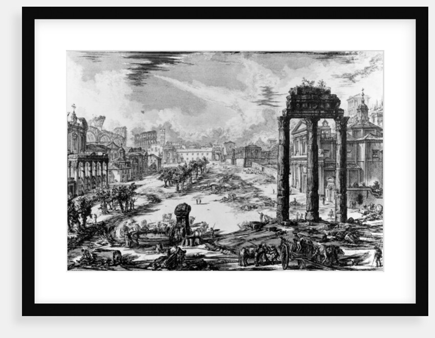 View of the Roman Forum by Giovanni Battista Piranesi