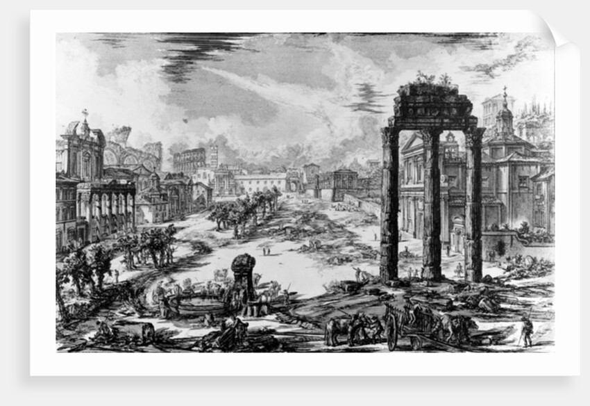 View of the Roman Forum by Giovanni Battista Piranesi