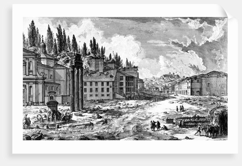 View of the Roman Forum by Giovanni Battista Piranesi