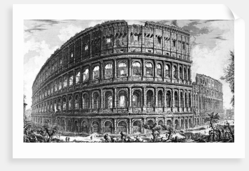 View of the Colosseum by Giovanni Battista Piranesi