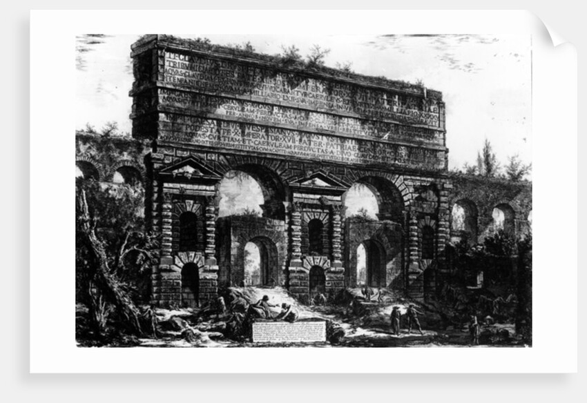 View of the Porta Maggiore by Giovanni Battista Piranesi