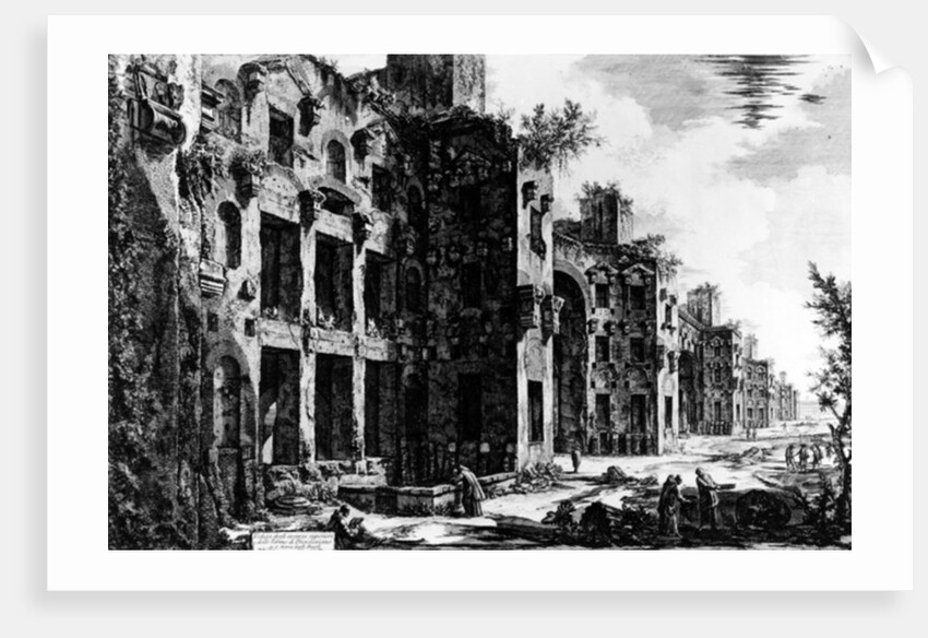 View of the Frigidarium at the Baths of Diocletian by Giovanni Battista Piranesi