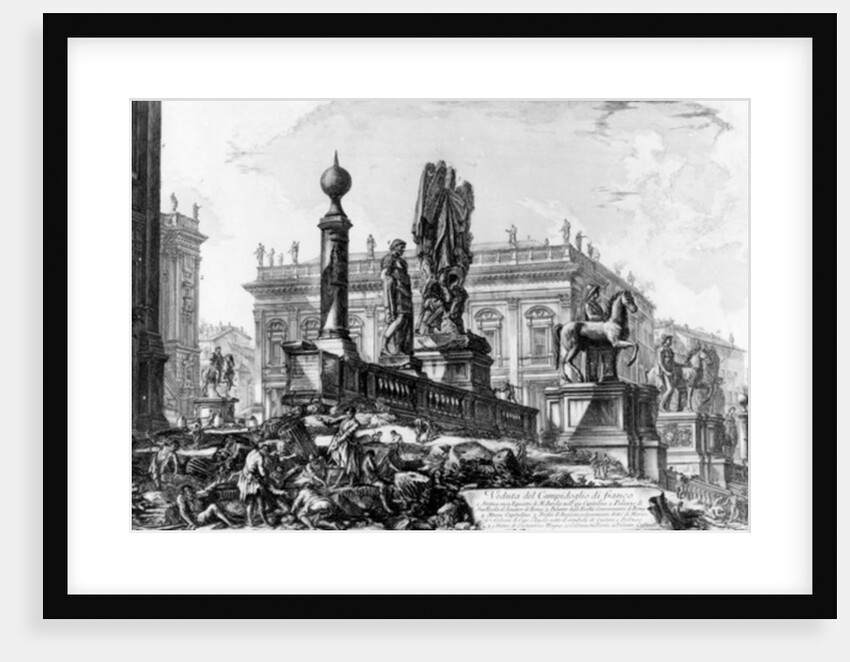View of the Capitoline Hill by Giovanni Battista Piranesi