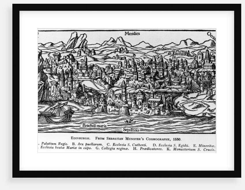 Edinburgh by German School