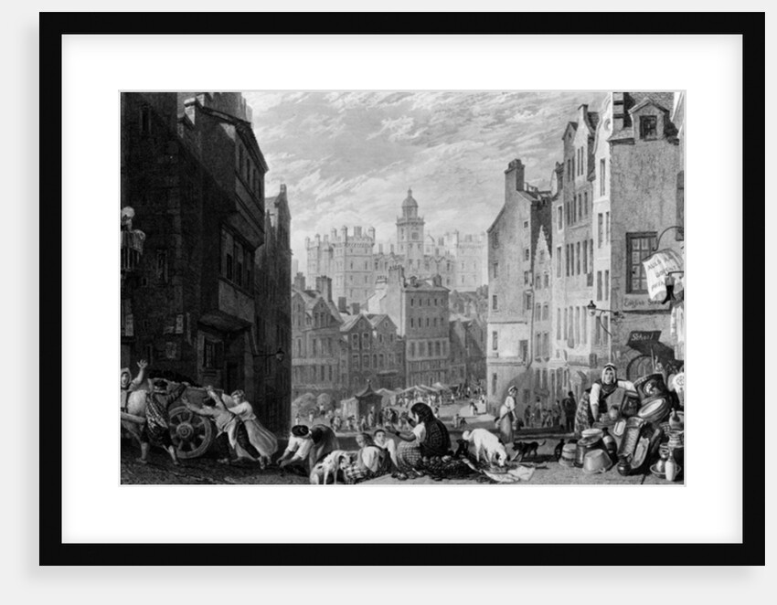 Heriot's Hospital, Edinburgh, engraved by Henry Le Keux, 1822 by Joseph Mallord William (after) Turner