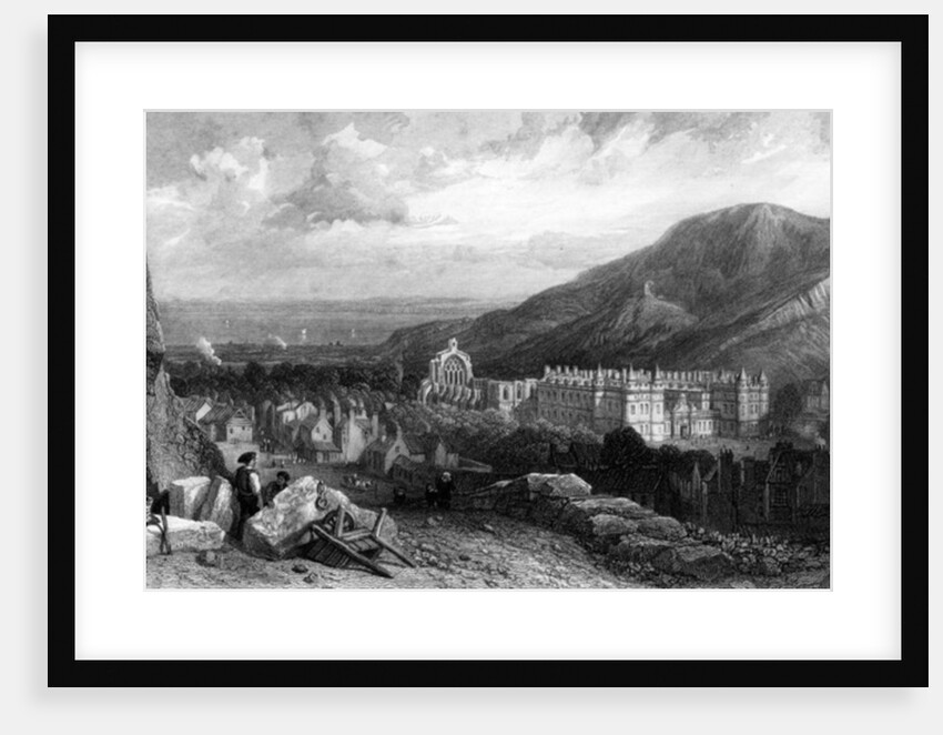 Holyrood from the Calton-Hill by William Clarkson Stanfield