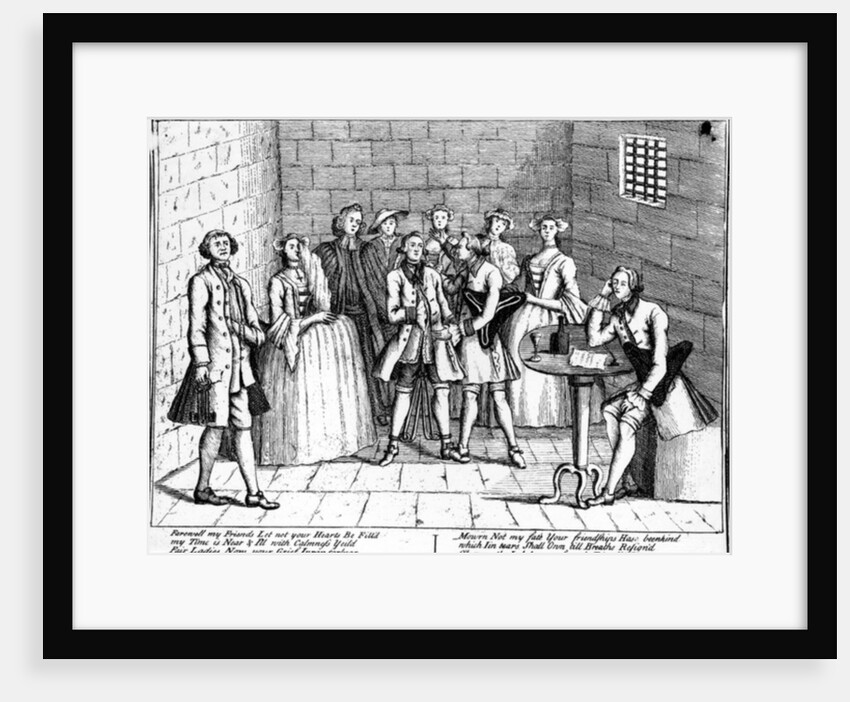 Newgate's Lamentation, or the Ladys Last farewell of Maclean by English School