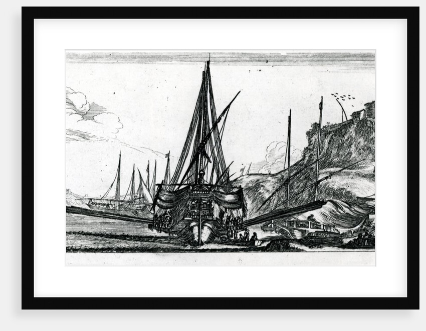 Plate 5 from 'Divers Embarquements', c.1640s by Stefano della Bella