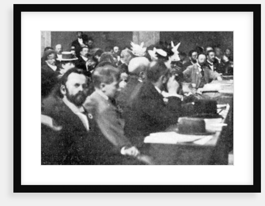 Group of Delegates at the Zionist Congress, Basle, 1897 by Swiss Photographer