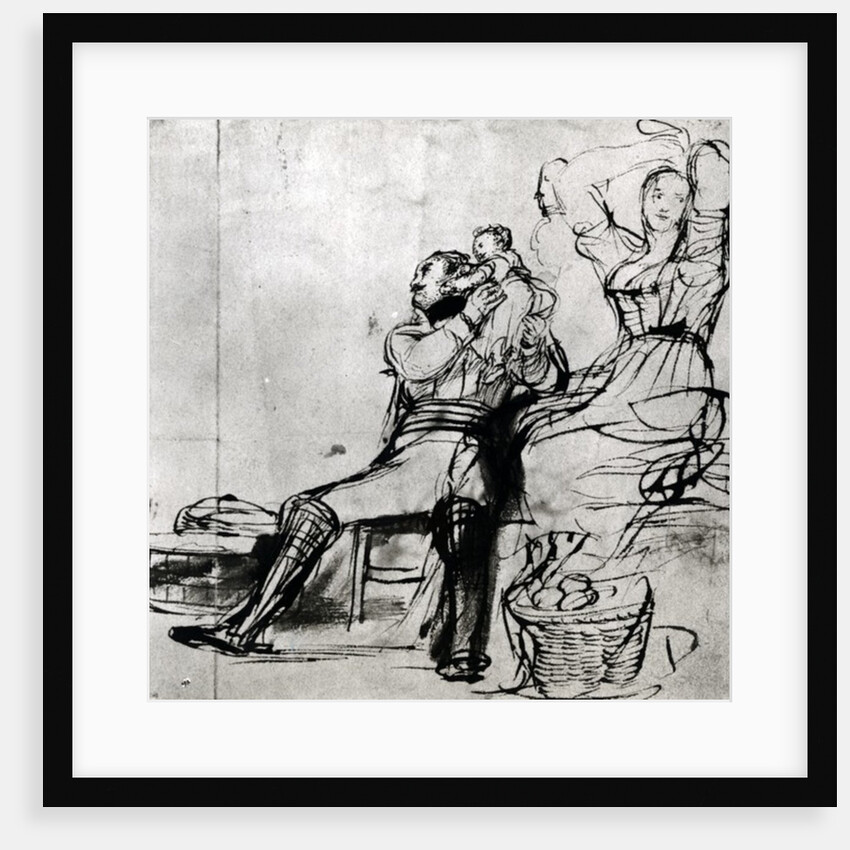 Study of Figures for 'Chelsea Pensioners reading the Gazette of the Battle of Waterloo', 1816-22 by David Wilkie