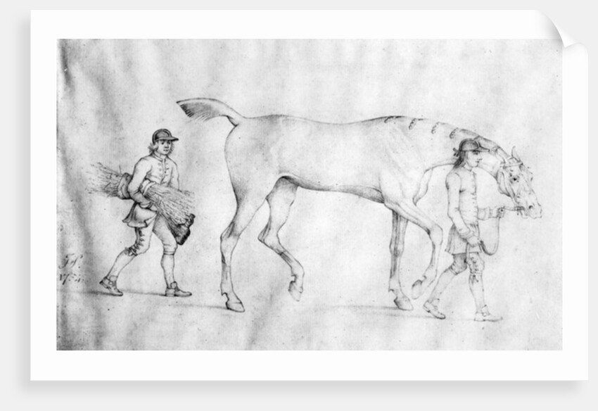Horse and Grooms, 1754 by Thomas Spencer