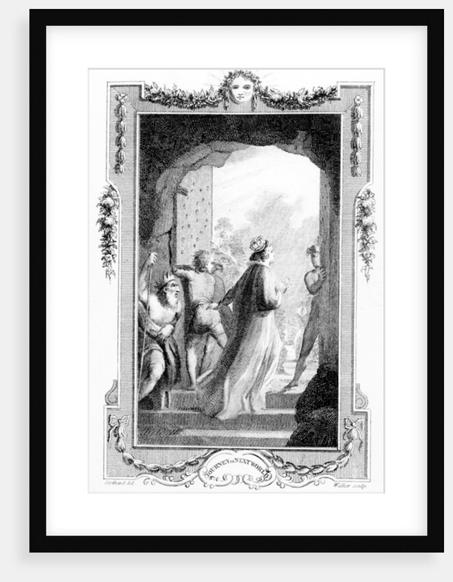 Illustration from 'A Journey from this World to the Next' by Henry Fielding, engraved by Anthony Walker, 1783 by Thomas (after) Stothard