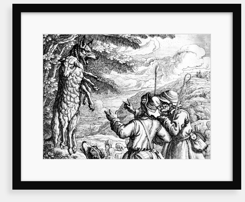 The Wolf in Sheep's Clothing, 1687 by Francis Barlow