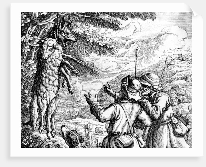The Wolf in Sheep's Clothing, 1687 by Francis Barlow