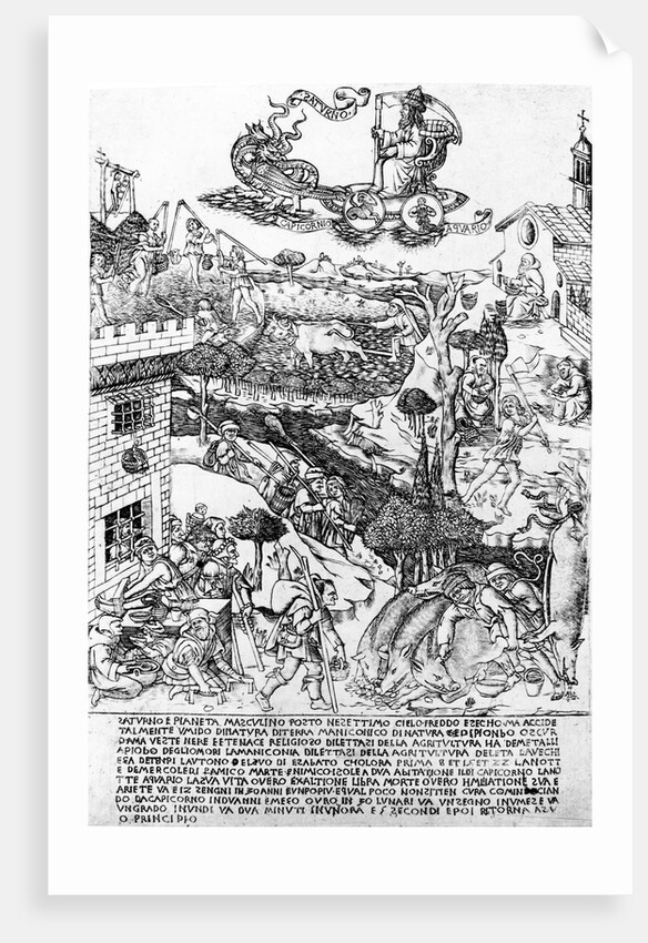 Saturn, c.1464 by Baccio Baldini