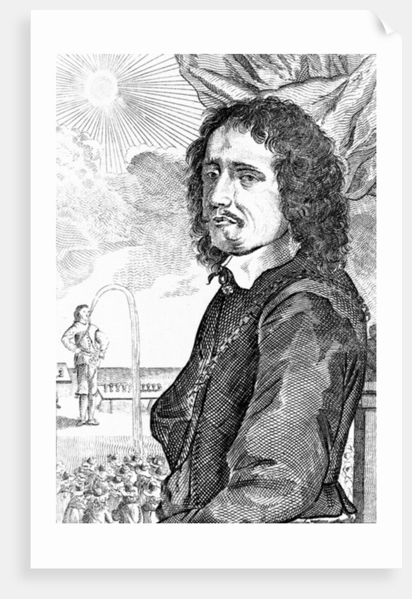 The Water-Spouter, Blaise de Manfre by Wenceslaus Hollar