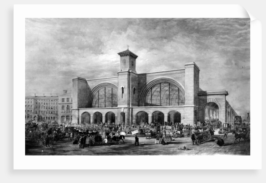 King's Cross Station, c.1852 by English School