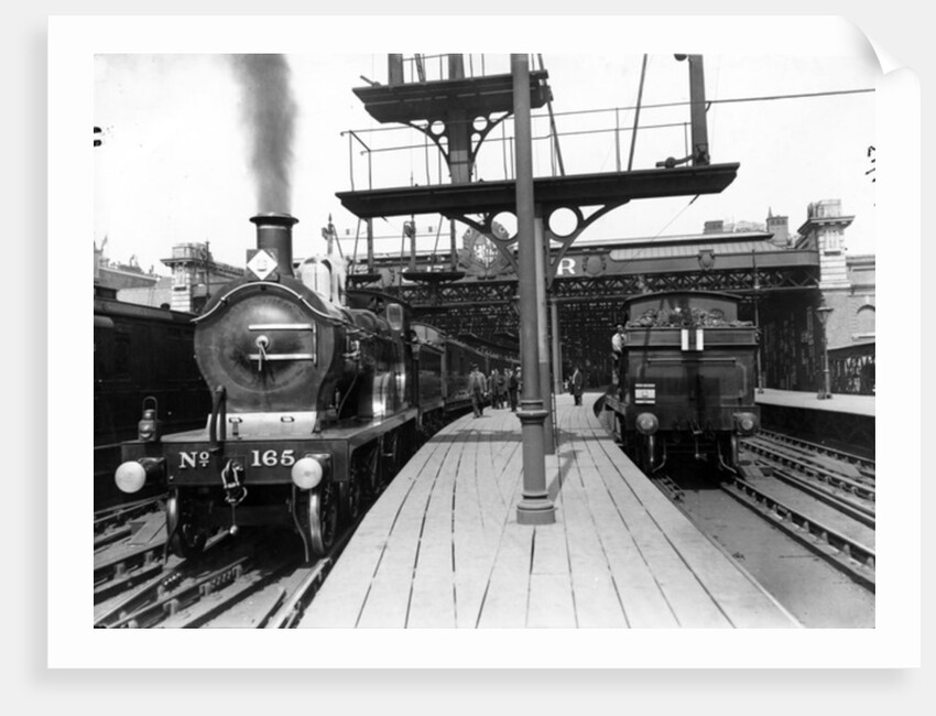 Platforms at Charing Cross Station, 1913 by English Photographer