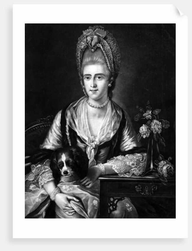 Polly Kennedy, engraved by Valentine Green, 1771 by Edward Francis (1741/2-c.1795) (after) Cunningham