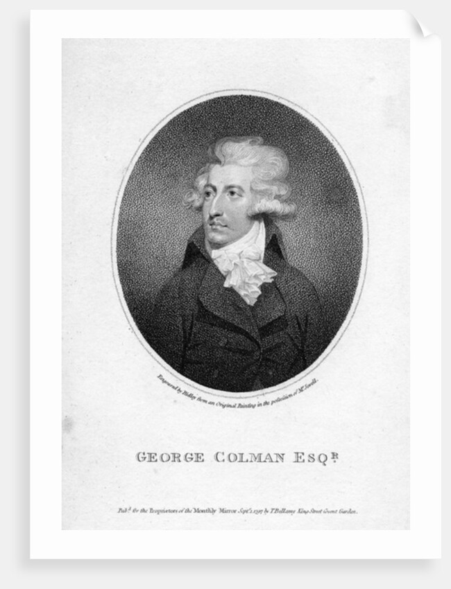 George Colman the Younger by English School