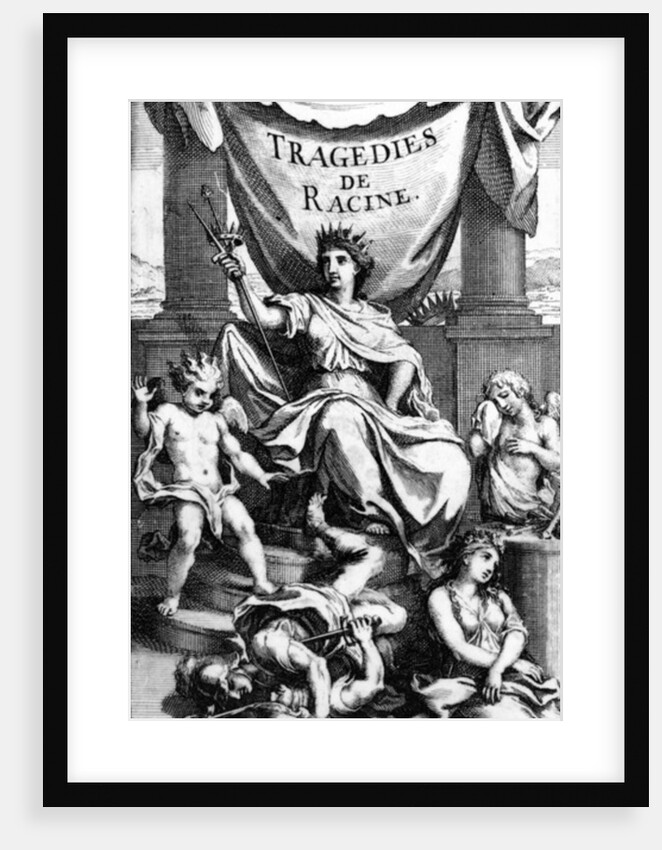 Title page to 'Tragedies de Racine' by Charles (after) Le Brun