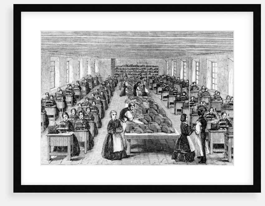 The Machine-room at Somervell Brothers, Netherfield, Kendal by English School
