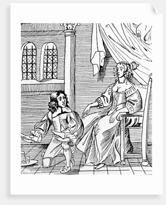 A Seventeenth-Century Shoemaker Fitting a Distinguished Customer by (after) English School