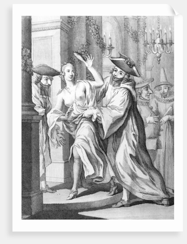 Elizabeth Chudleigh, Countess of Bristol, dressed as Iphigenia, c.1749 by (after) English School