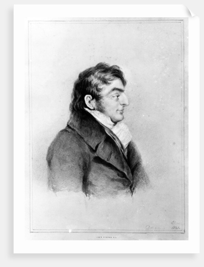 Portrait of Joseph Mallord William Turner, 1841 by Charles Turner