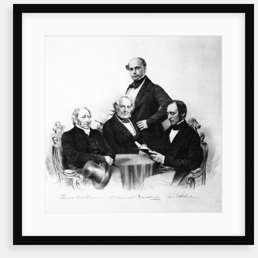 Portrait of doctors Edward Monro, William Lawrence, Forbes Winslow and A. J. Sutherland by English School