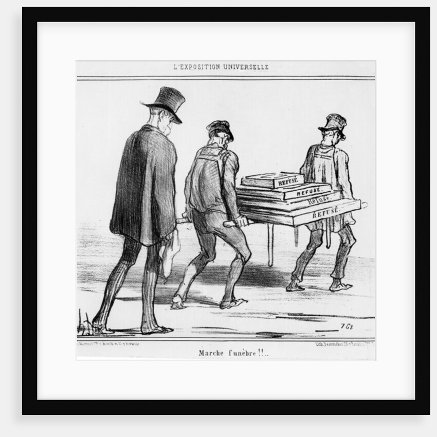 Refreshment stall during a heat wave at the Paris Universal Exhibition by Honore Daumier