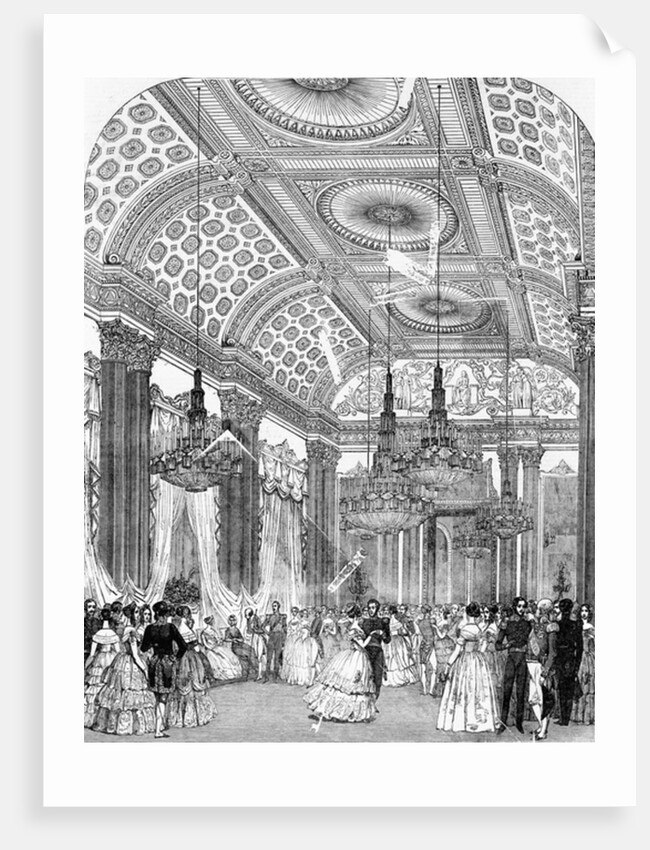 Polka Dance at a state ball at Buckingham Palace, 1848 by English School