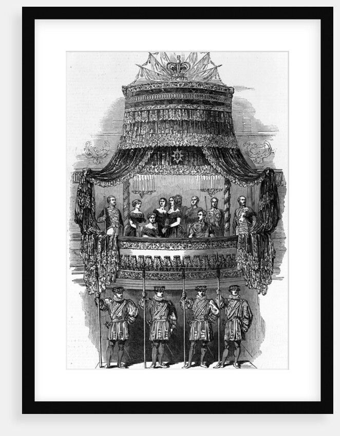 Her Majesty's State visit to the Royal Italian Opera, Covent Garden, 1848 by English School