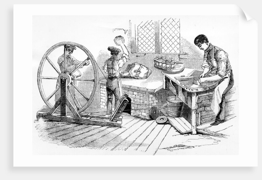 A day at the Royal Porcelain works, Worcester, 1843 by English School